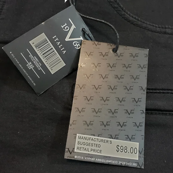 V1969 Italia Denim Shorts Size 40 Abbigliamento Sportivo SRL Jean Shorts Men's - Picture 7 of 9